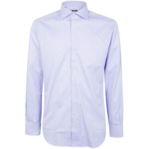 BARBA NAPOLI Men's Dress Shirt Men BLUE Shirts